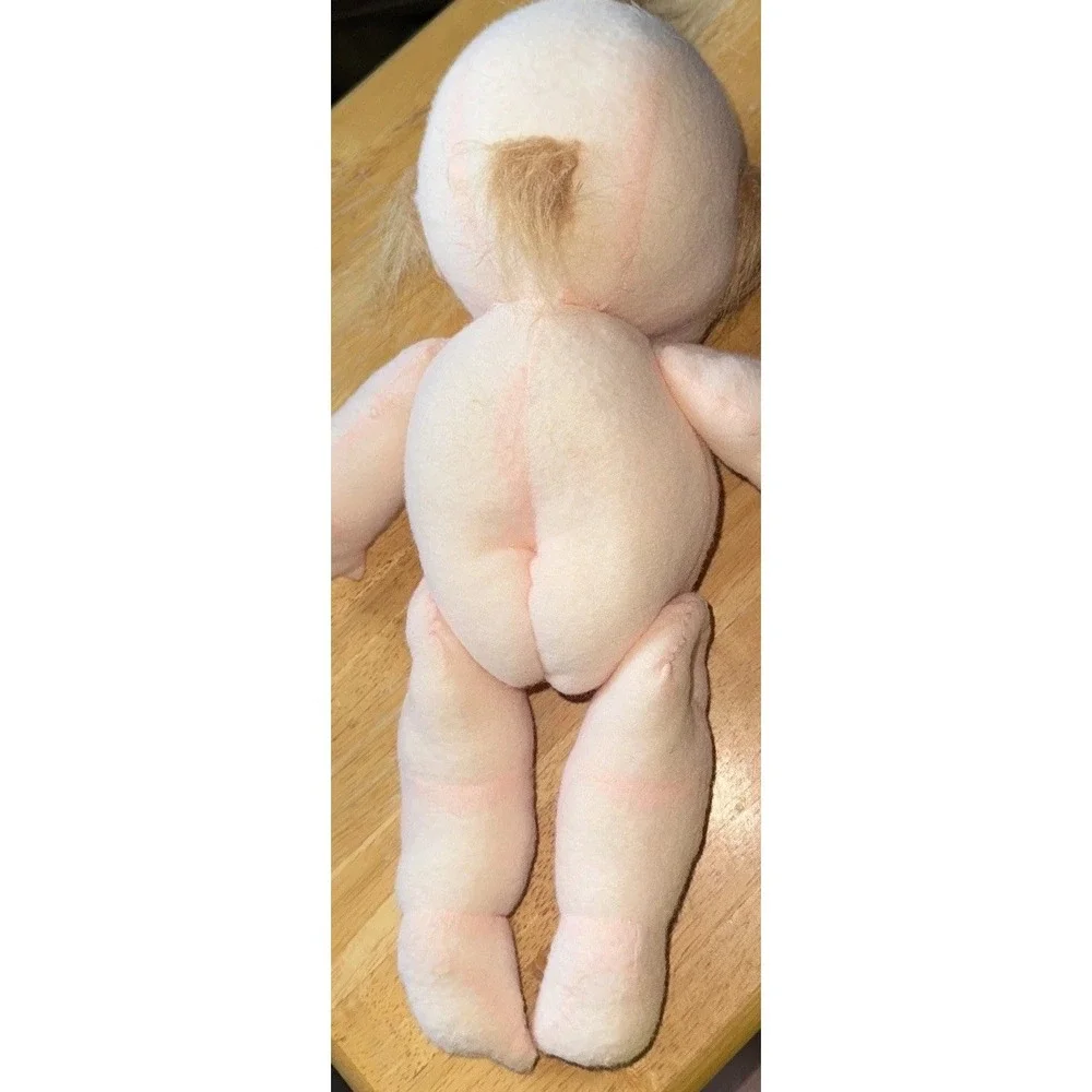 Handmade Soft Sculpture Cupie Baby Doll Girl Dress Sweater Bonnet Bloomers  12